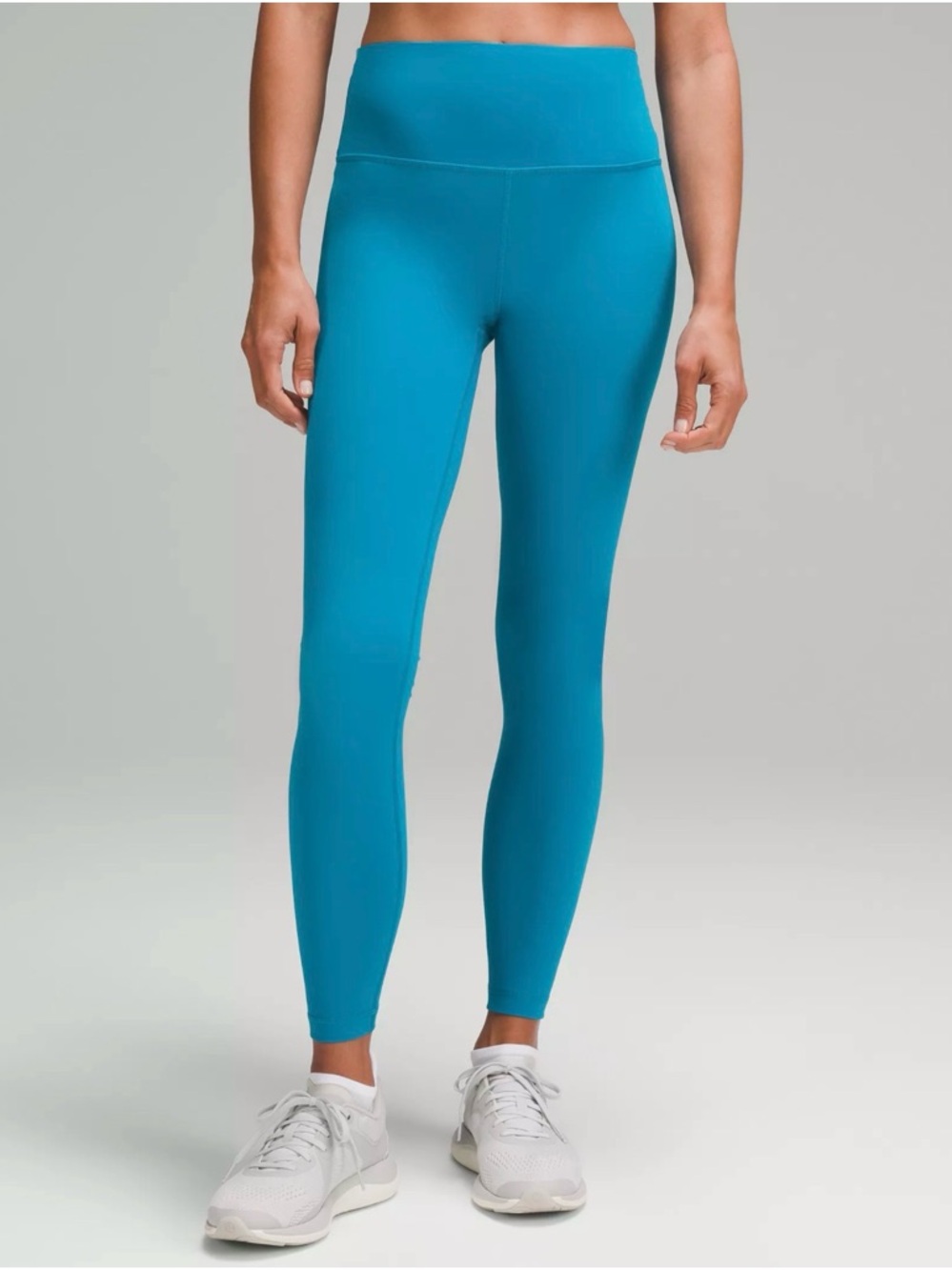 Lululemon Wunder Train High-Rise Tight 28" • Hawaiian Blue • sz 6 - Like New